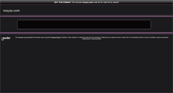 Desktop Screenshot of mayza.com