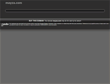 Tablet Screenshot of mayza.com